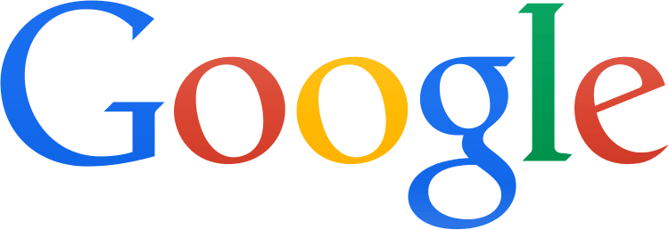 Official Logo of Google, Inc.Trademark and Website. Universal Use.