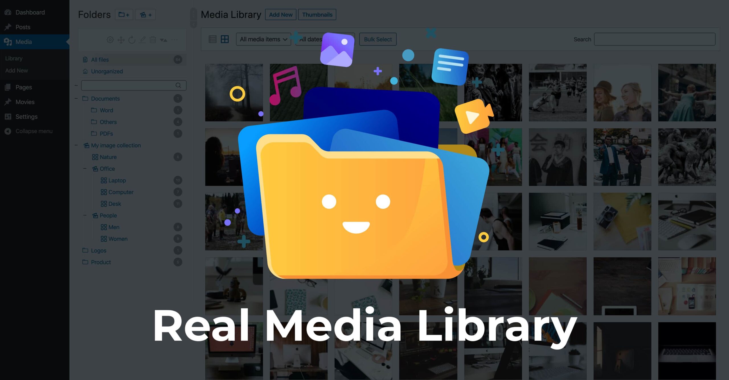 Real Media Libary WordPress-Plugin sparen